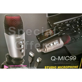 Studio Microphone & Live Sound Card
