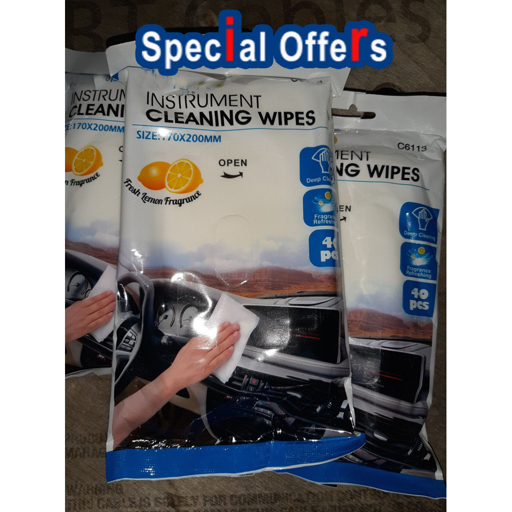Car Plastic Cleaning Wipes