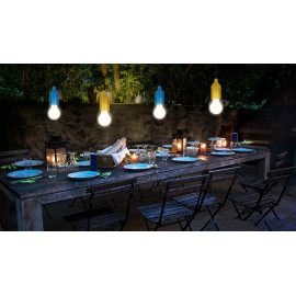 4x Portable Color Led Lamps
